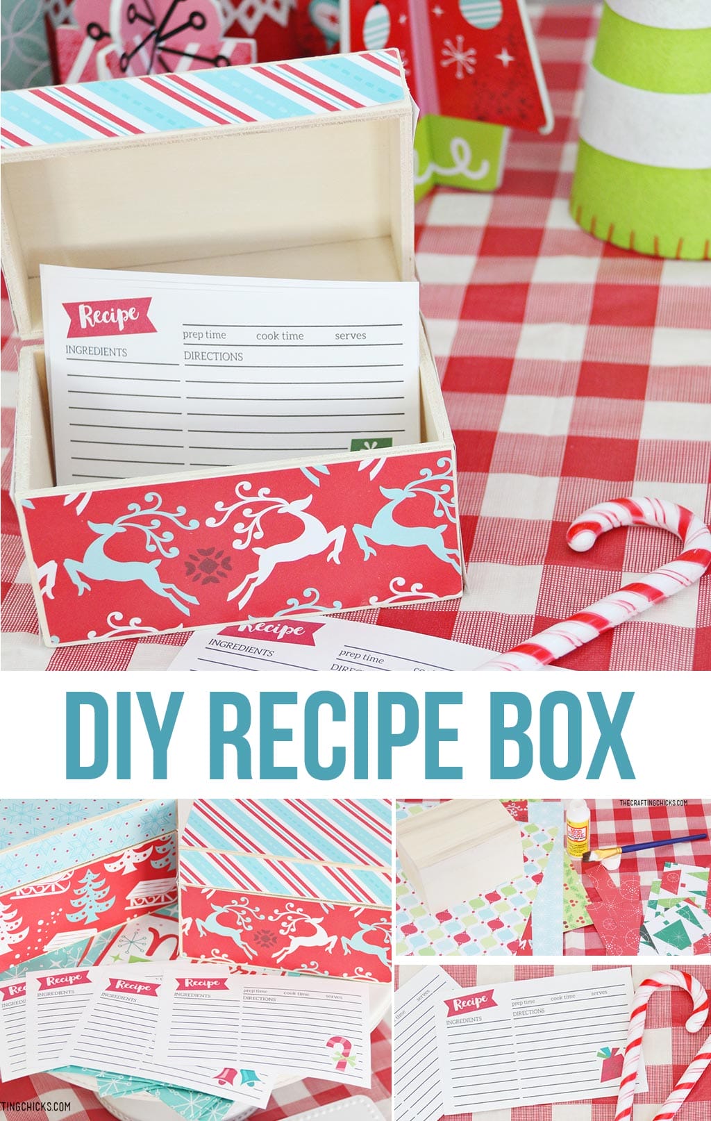 DIY Recipe Box and Printable Recipe Cards
