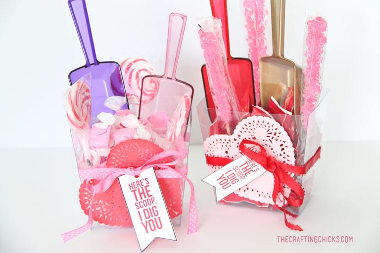 Here’s the Scoop I Dig You Free Valentine Printable