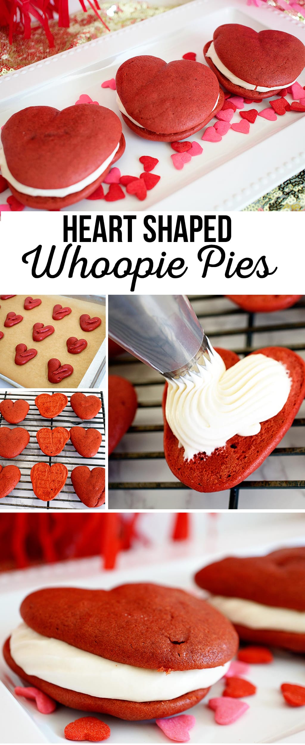 Heart Shaped Whoopie Pies