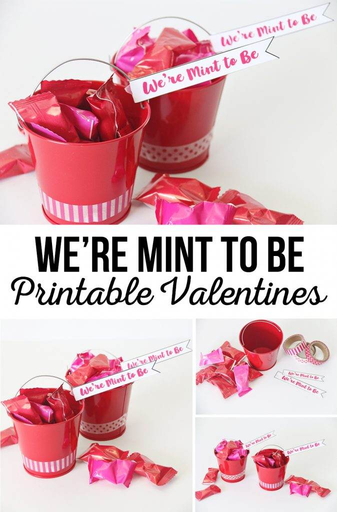 We're Mint To Be Printable Valentines - The Crafting Chicks