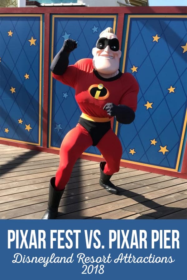 Pixar Pier and Pixar Fest are both new to the Disneyland Resort in 2018. Find out what the difference is and what you can find at each.