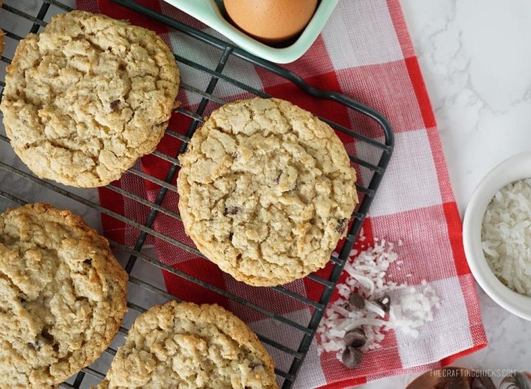 Oatmeal Coconut Chocolate Chip Cookies
