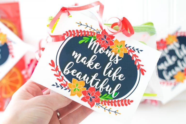 Mothers Day Gift Idea For Friends with Free Printable