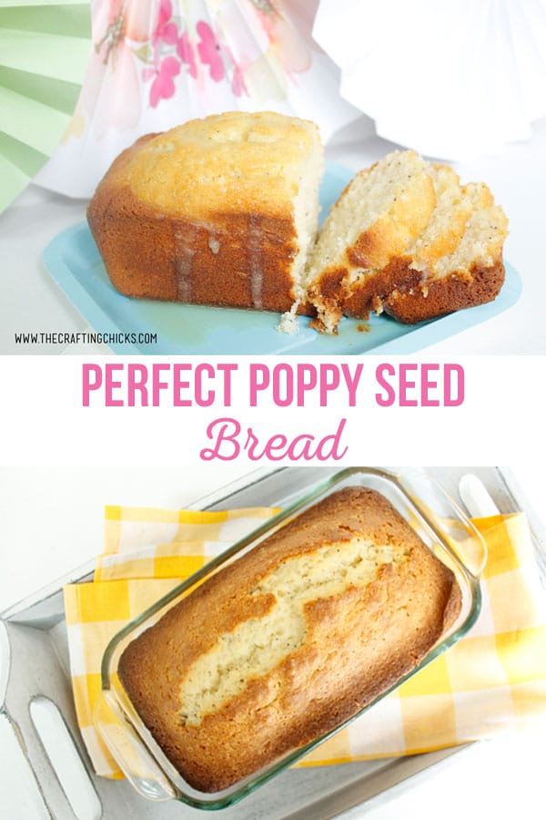 Easy and delicious, this Perfect Poppy Seed Bread recipe is sure to be a crowd pleaser for your friends and family. #poppyseedbread #breadrecipe #quickbread