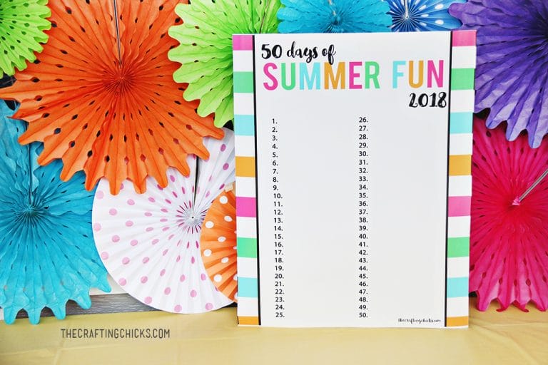 Summer Fun Chart Free Printable