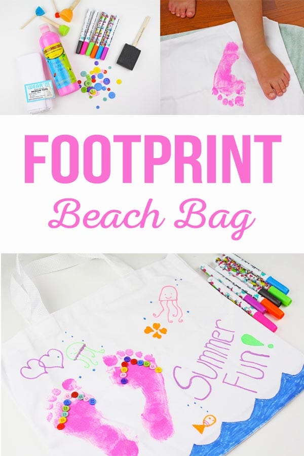 Footprint Beach Bag