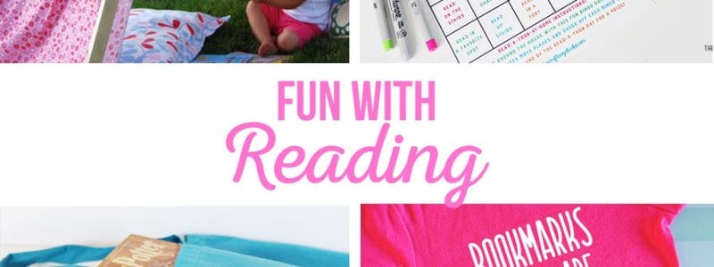 Fun with Reading | Activities to keep your kids excited about reading this summer! Printable Reading Bingo, reading snack and DIY book lovers T-shirts.