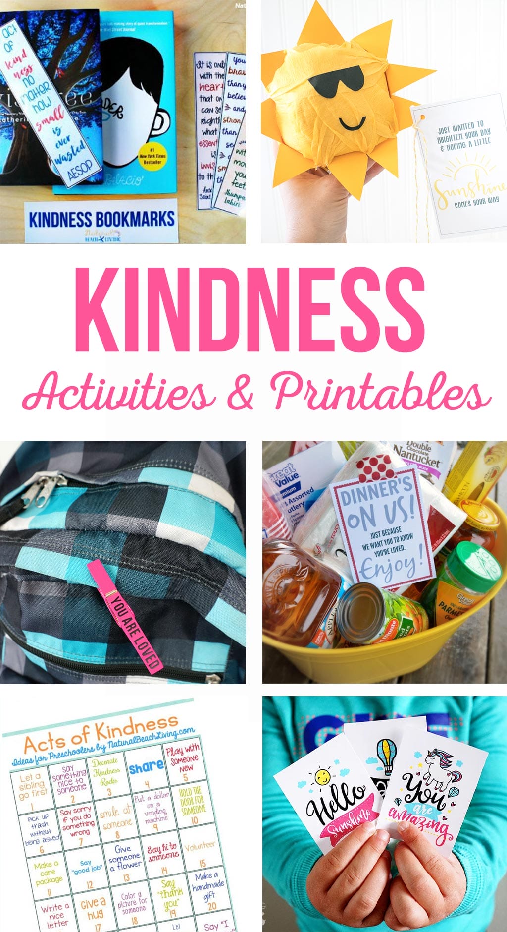 Random Act of Kindness | Activities and printables to help teach kindness. Simple activities that kids can do to spread happiness and serve others. #raok #kindness #bekind #activities #kids #printables 