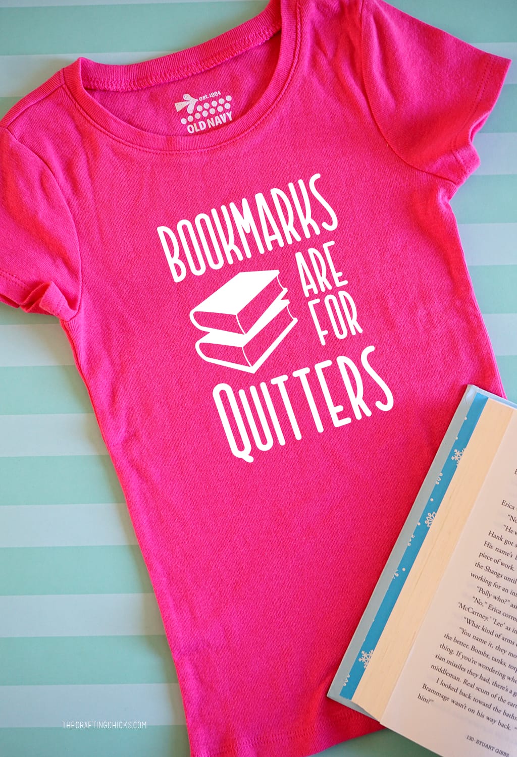 Bookmarks are for Quitters shirt