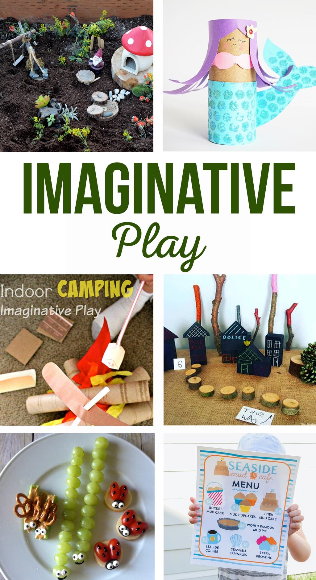 Imaginative Play | Activities and free printables to get your kids using their imaginations!  Free printables, games and so much more!  #kids #activities #imagination #play 