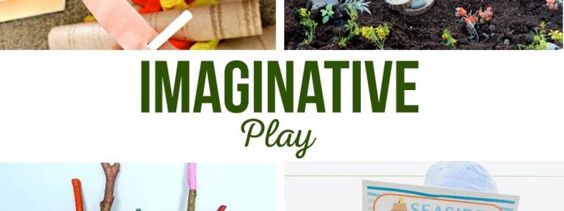 Imaginative Play | Activities and free printables to get your kids using their imaginations! Free printables, games and so much more! #kids #activities #imagination #play