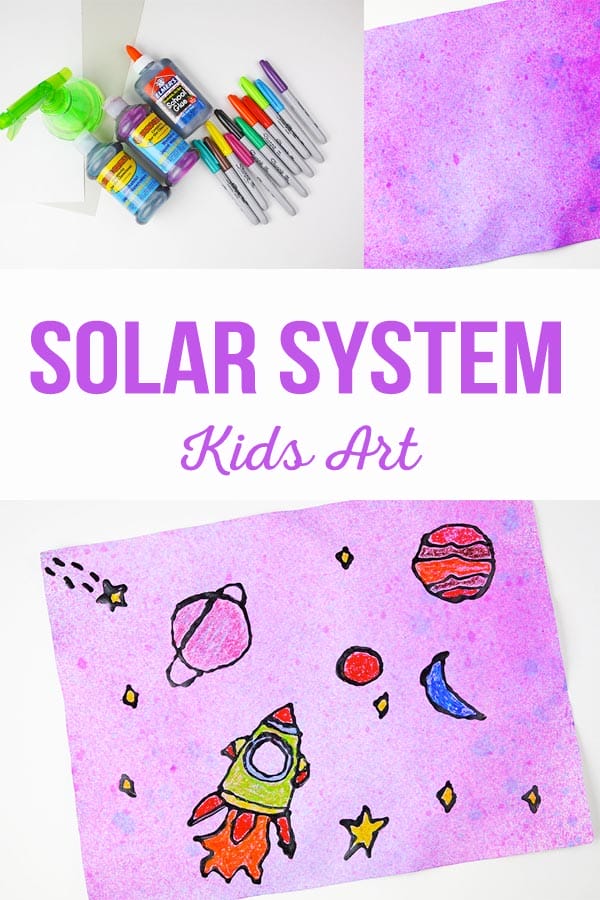 Solar System Kids Art