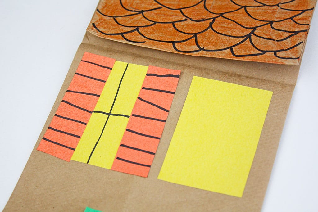 Paper Bag Haunted House Craft