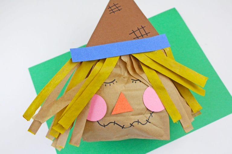 Paper Bag Scarecrow Craft