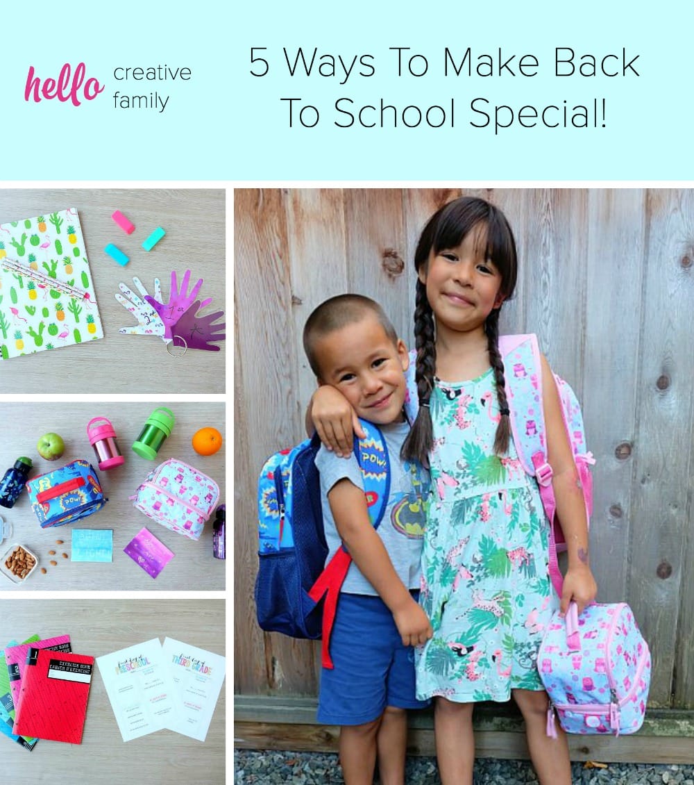 5 ways to make back to school special
