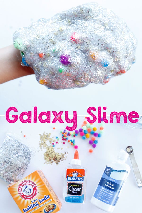Galaxy Slime Recipe and DIY