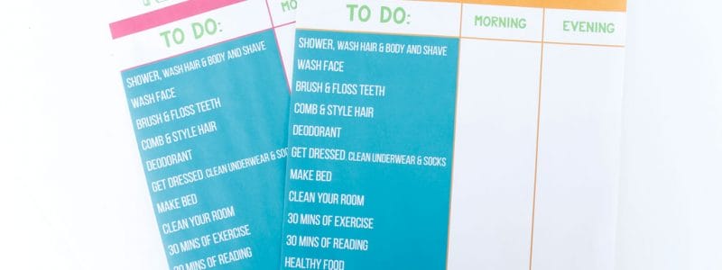 Teen Hygiene Checklist, tween hygiene checklist, hygiene reminder for teens, hygiene reminder for tweens