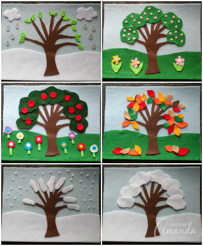Four Seasons Felt Board Craft