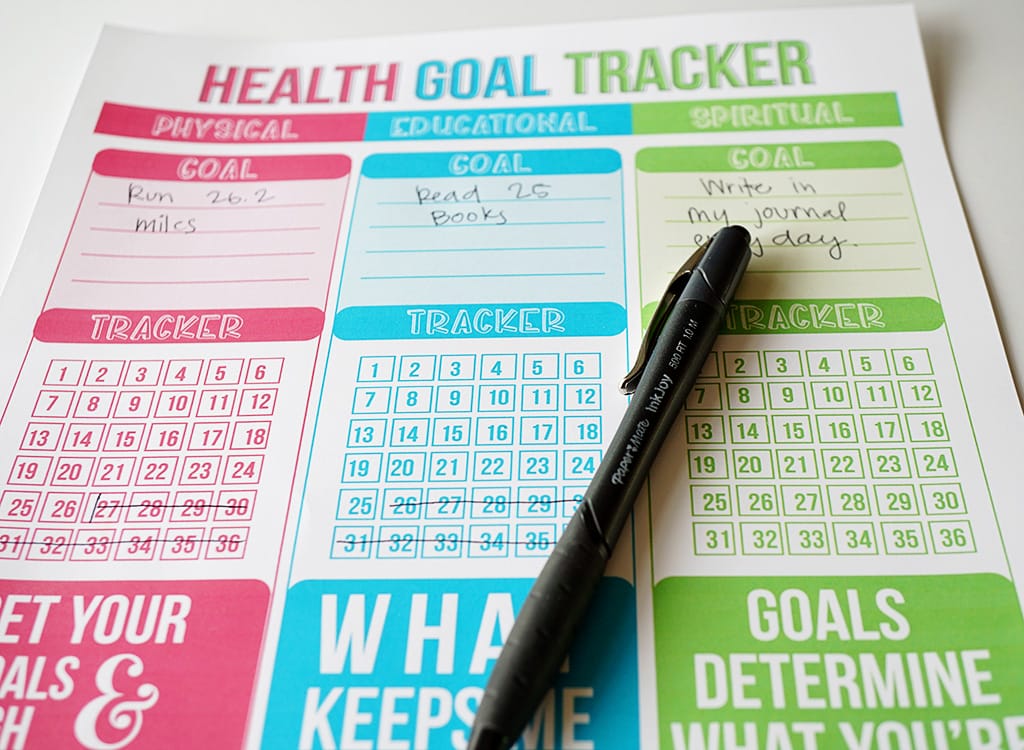 Healthy Life Goal Tracker