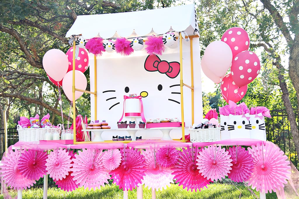 Hello Kitty Party Backdrop