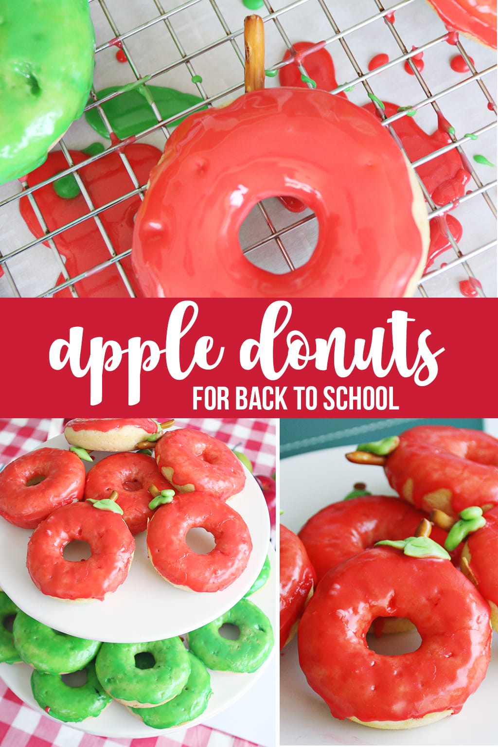 Apple Donuts for Back to School Party