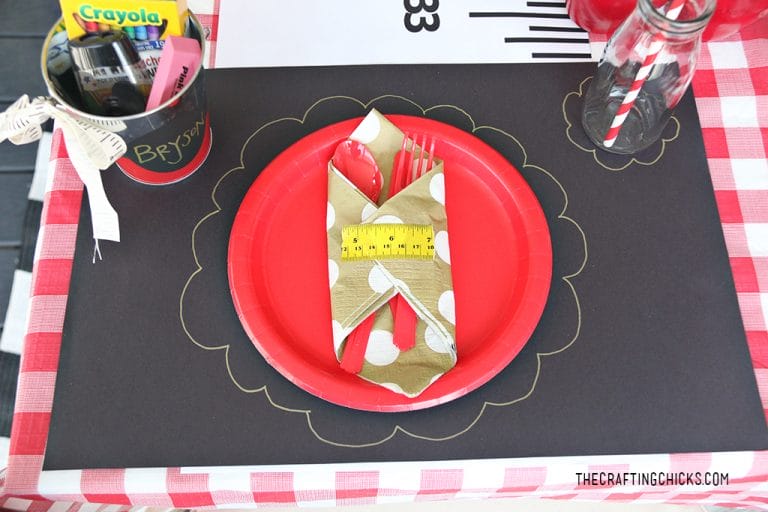 Back to School Party Place Settings