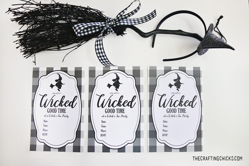 Printable Witch Party Invite