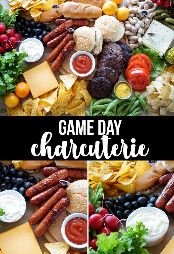 Game Day Charcuterie Board for Tailgating