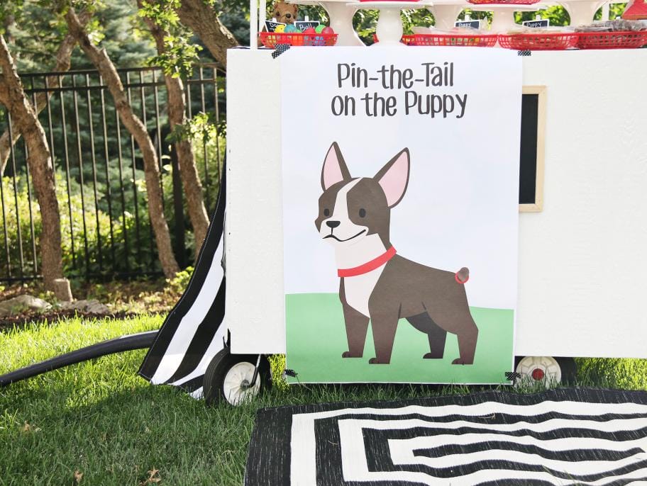 Pin the Tail on the Puppy Printable