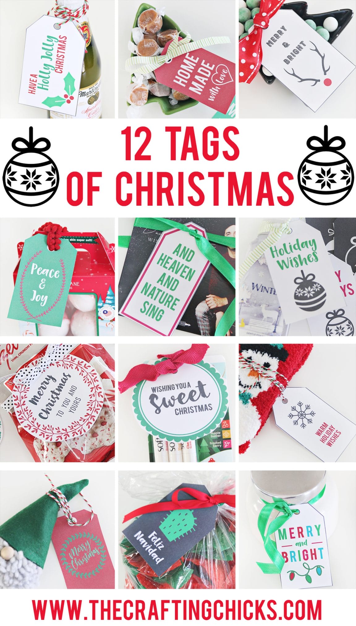 Christmas Scents Gift Tag - The Crafting Chicks