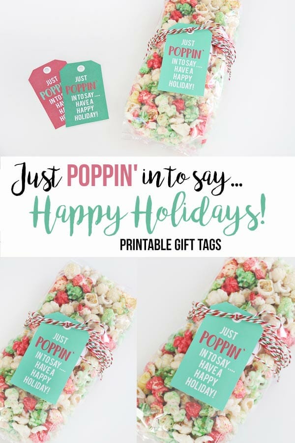 poppin in to say printable