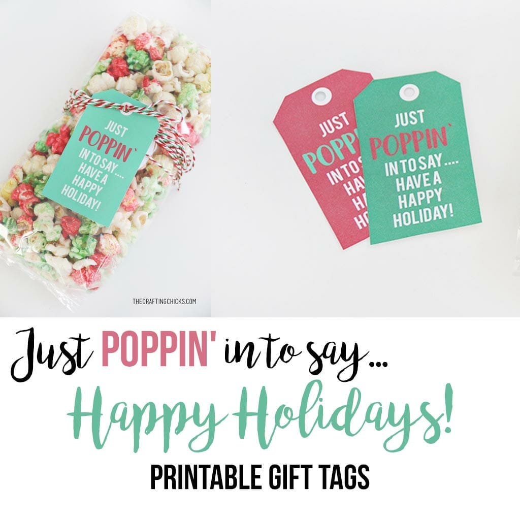poppin in to say printable