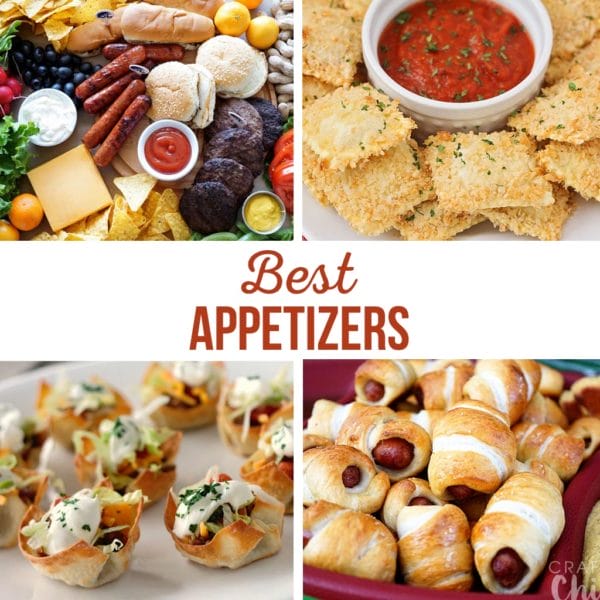 Best Appetizers - The Crafting Chicks