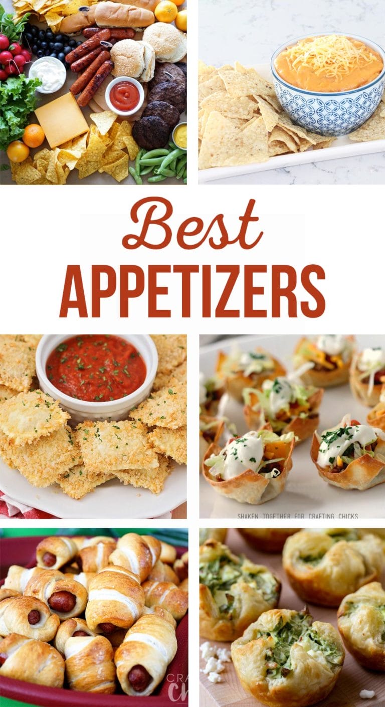 Best Appetizers - The Crafting Chicks