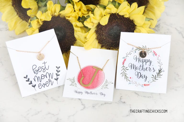 Mother’s Day Necklace Cards