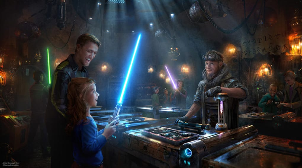 Artist concept of Star Wars: Rise of the Resistance at Disneyland Resort