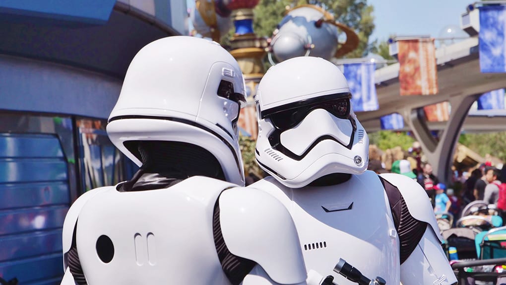 Storm Troopers at Oga’s Cantina in Disneyland Resort