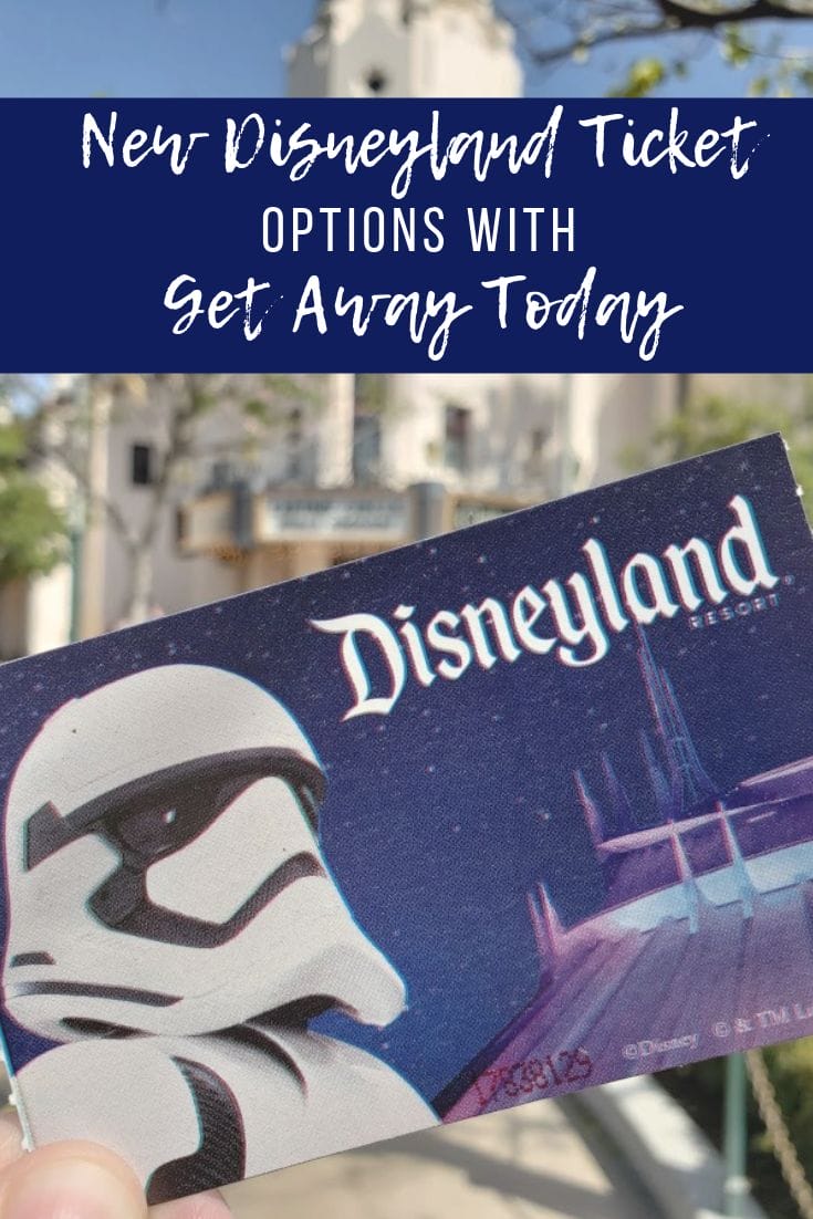 Ticket to Disneyland with Storm Trooper on it.