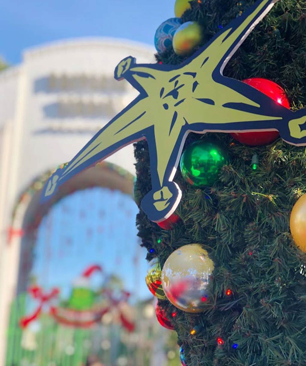 Christmas Tree at Universal Studios Hollywood