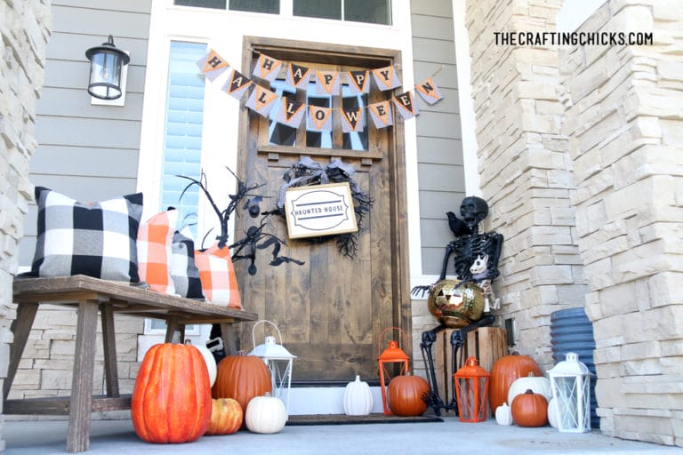 Cute and Spooky Halloween Porch