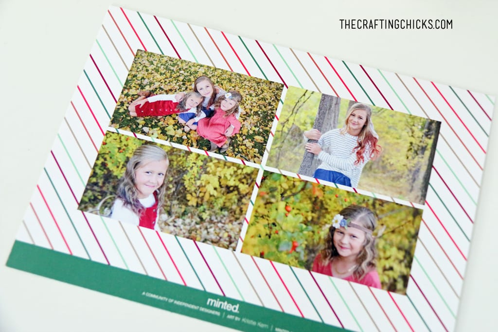 Send pictures of your kids to family and friends this year with a Holiday card.