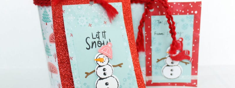 Give your gifts some extra flair with an adorable Stamped Snowman Gift Tag. The perfect way to add creativity to your gifts.
