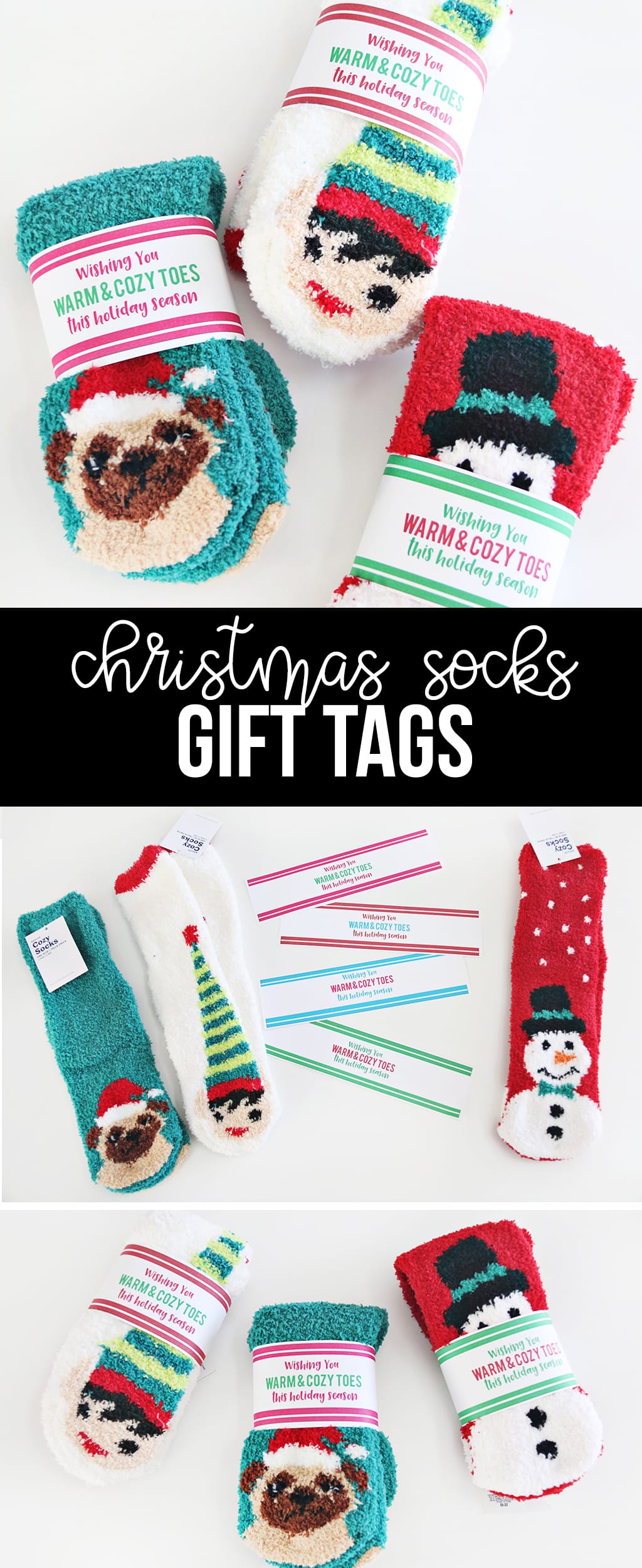 Christmas Socks Gift Tags