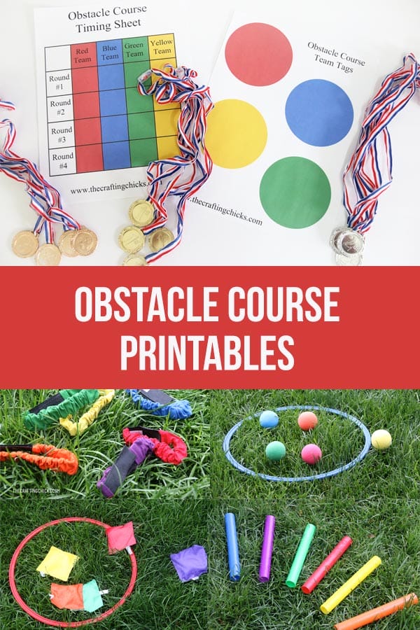 Obstacle Course Free Printables