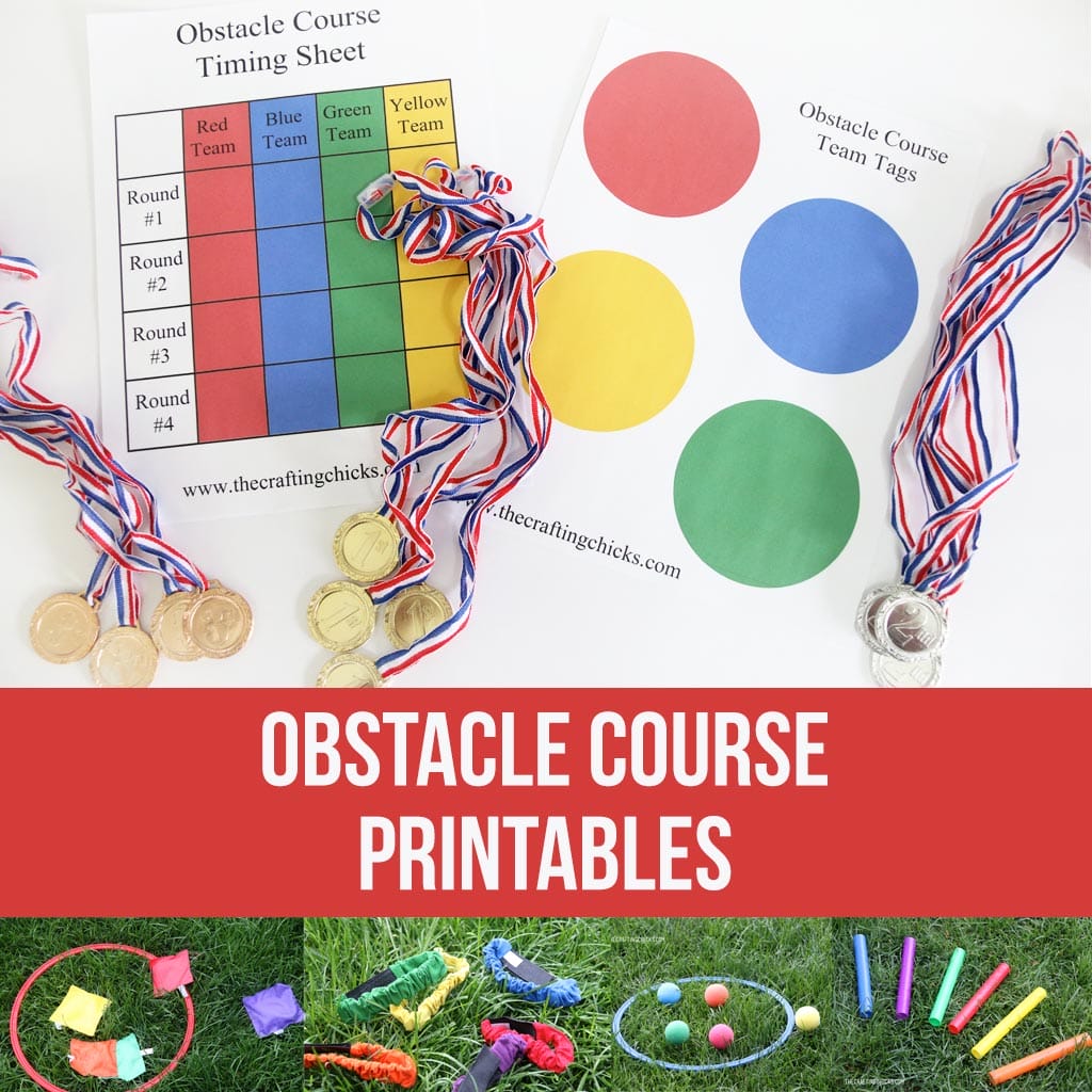 obstacle course printables
