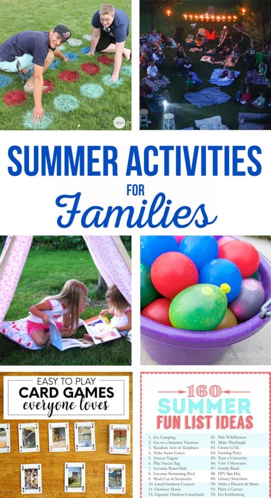 Summer Activities for Families - The Crafting Chicks