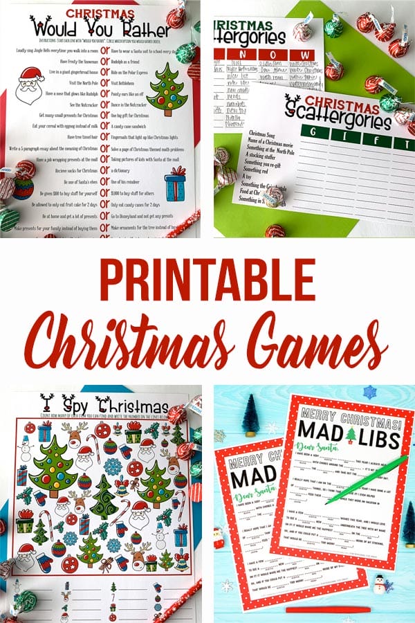 Printable Christmas Games - The Crafting Chicks