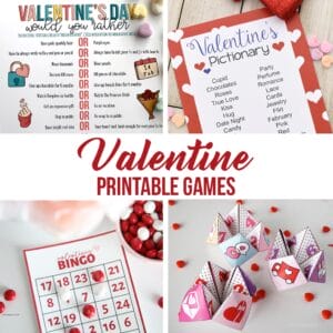 Printable Valentine Games - The Crafting Chicks