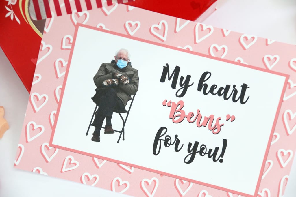 My Heart "Berns" for you Free Valentine Gift Tag