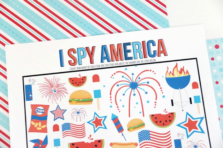 I Spy America Printable Game